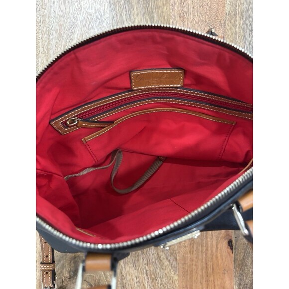 Dooney & Bourke Satchel Black Leather Crossbody Handbag - Picture 8 of 12